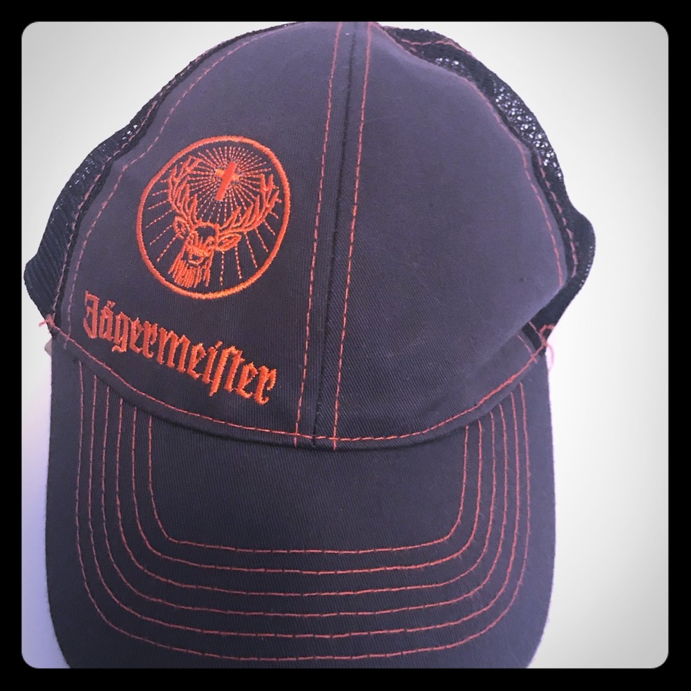 Jagermeister Trucker Mesh Snapback Hat Cap